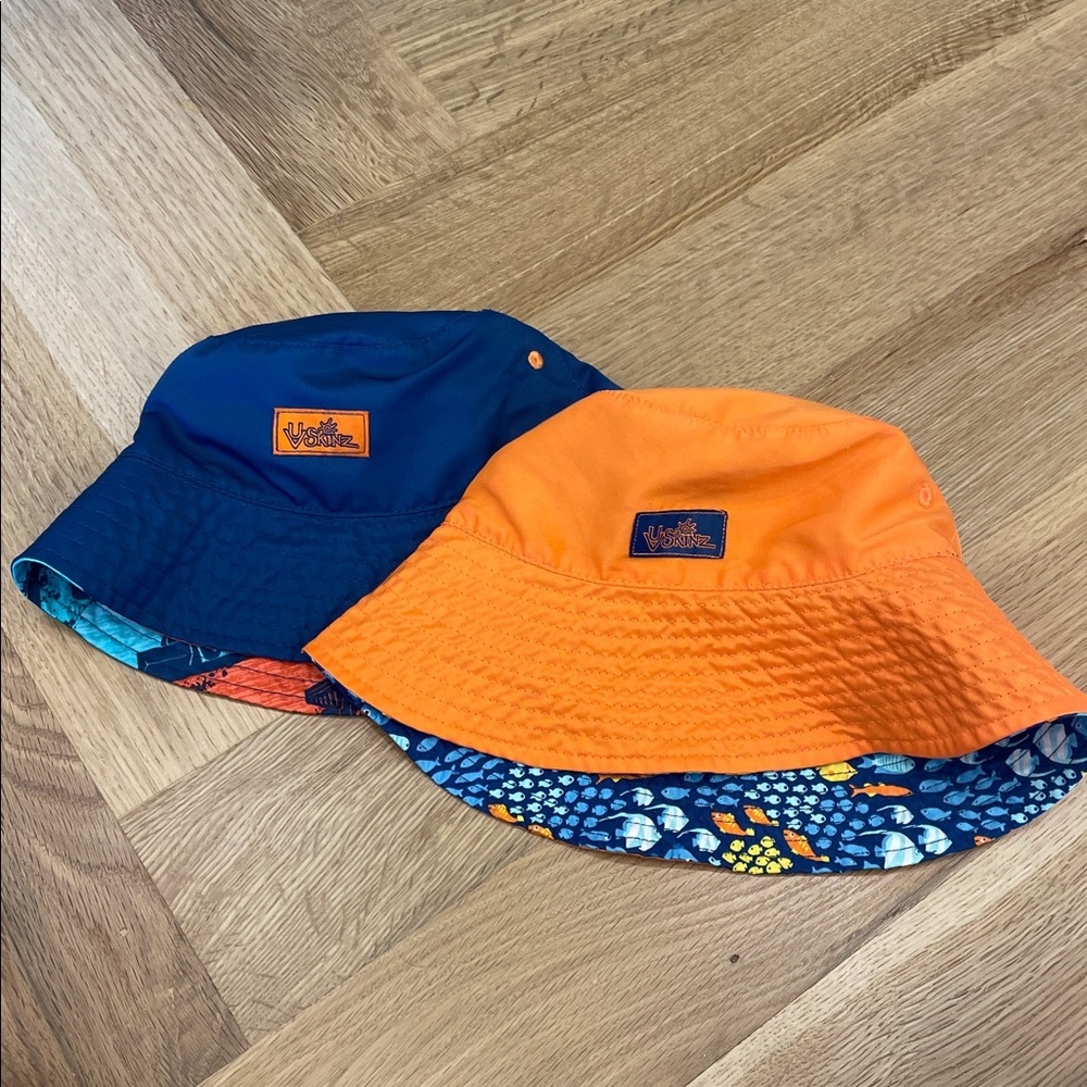 Lot of two Colorful Swim Hats